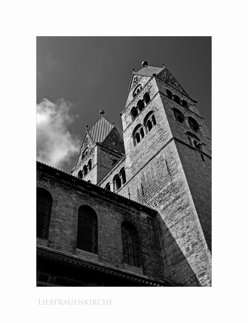 Halberstadt " die Liebfrauenkirche, aus meiner Sicht "