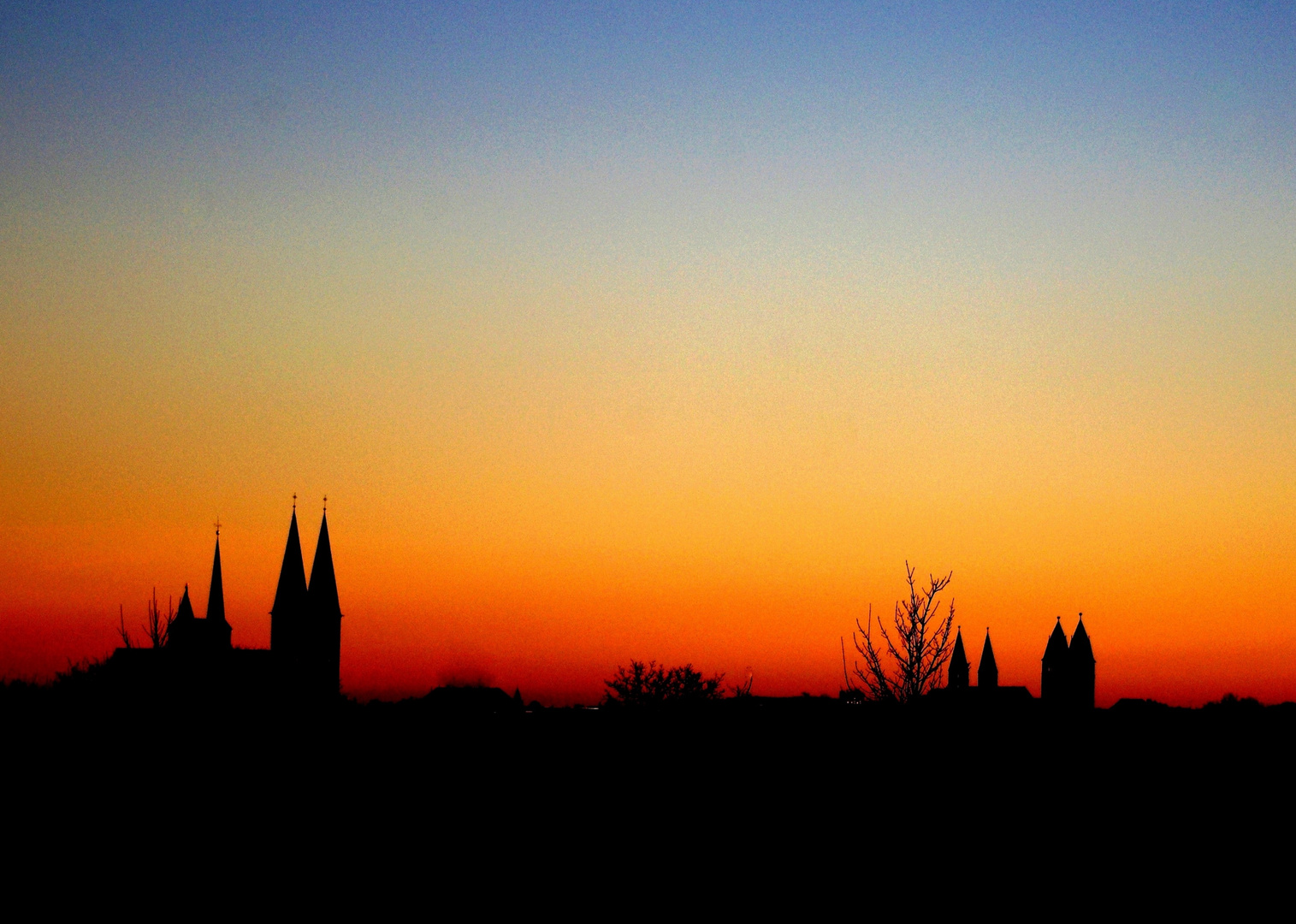 Halberstadt ganz früh am Morgen