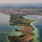 Halbinsel Mettnau bei Radolfzell im Bodensee Luftbild 2009