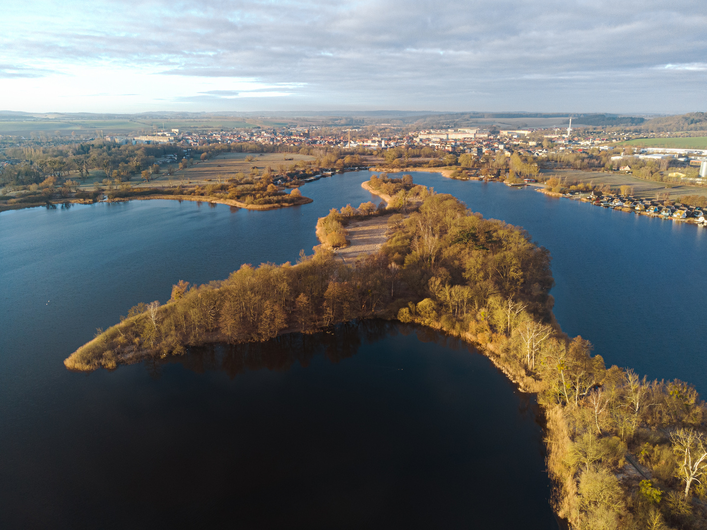 Halbinsel Sauerwerder im Teterower See