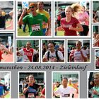 Halbmarathon-Zieleinlauf