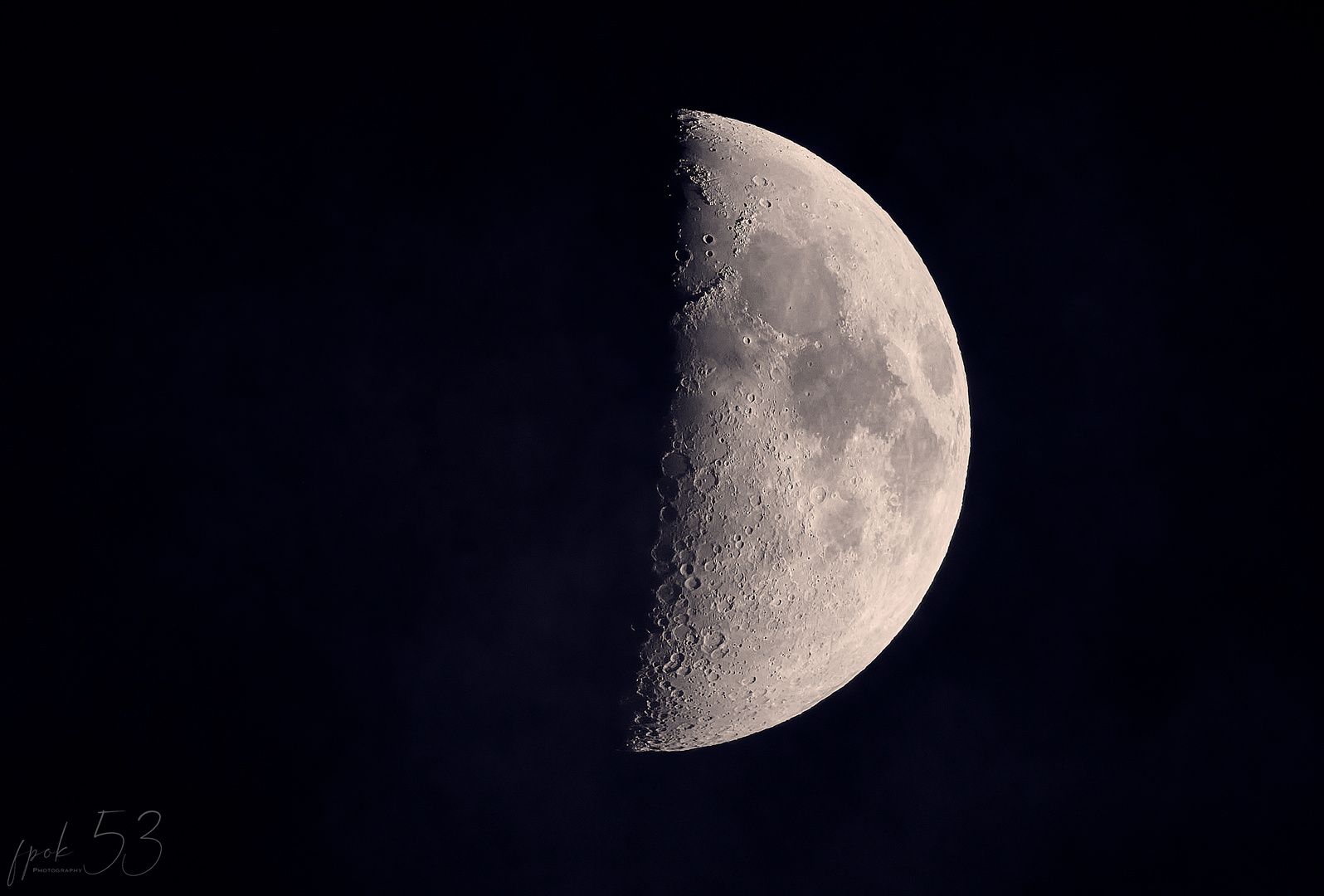 Halbmond Foto & Bild astrofotografie, mondaufnahmen, himmel