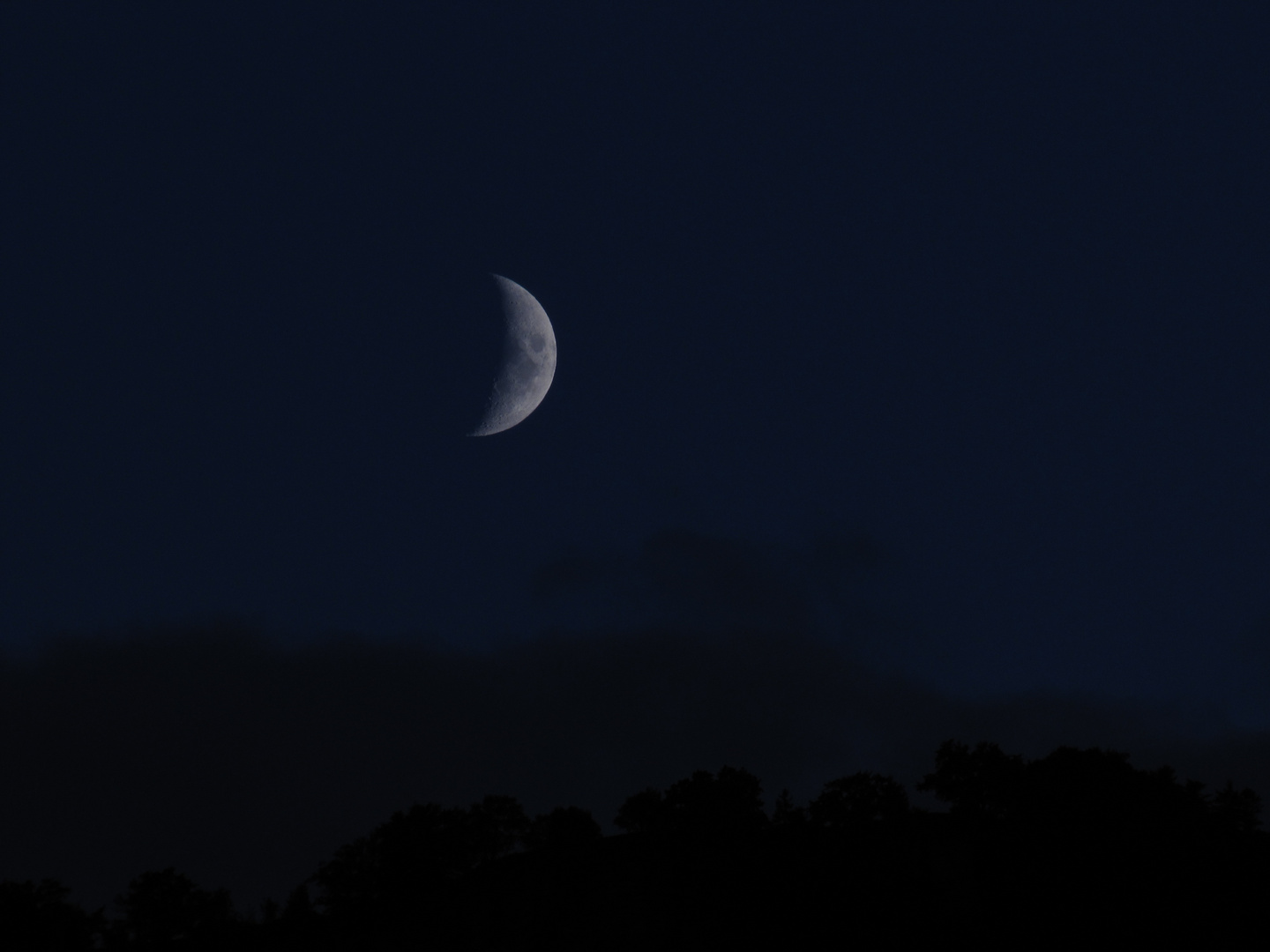 Halbmond Foto & Bild mondaufnahmen, himmel & universum, natur Bilder