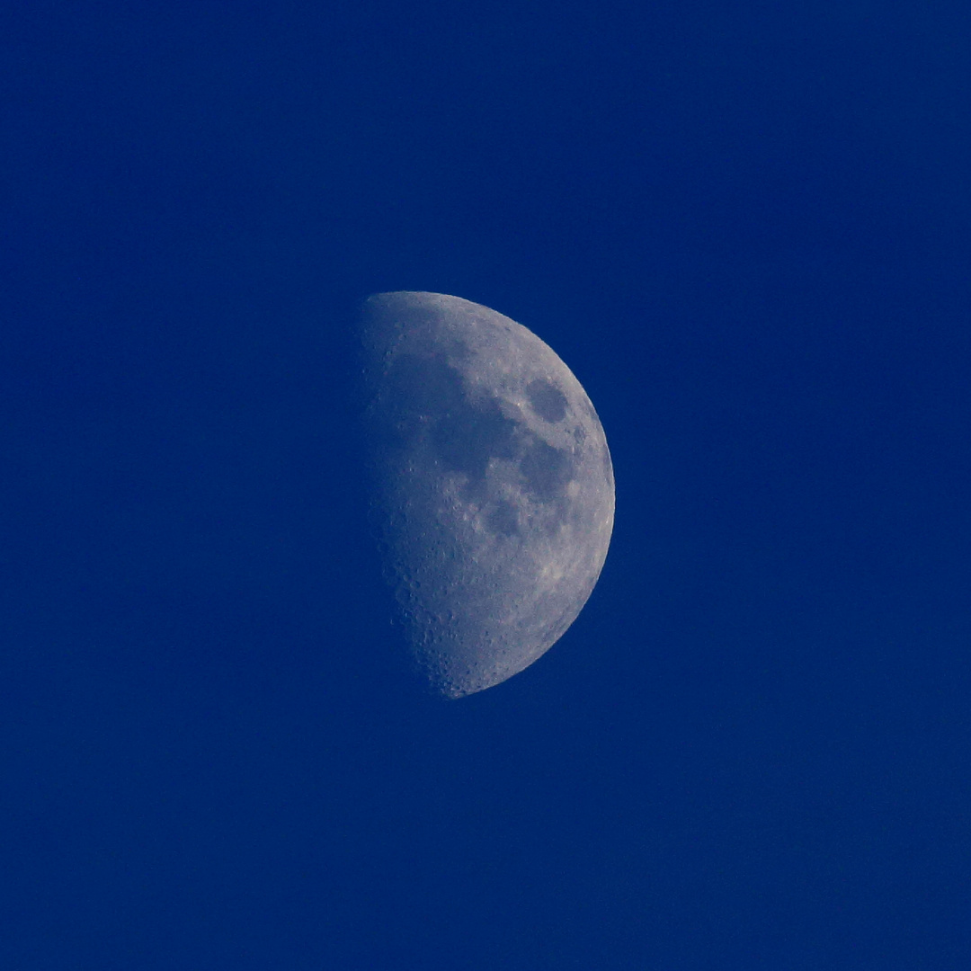 Halbmond (zunehmend) Foto & Bild | mondaufnahmen, himmel & universum