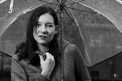 Halbwegs trocken unterm Schirm