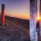 Halde Haniel bei Sonnenuntergang