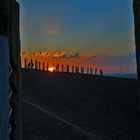 Halde Haniel im Sonnenuntergang