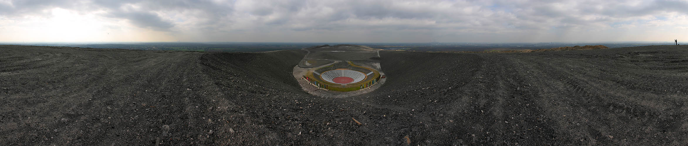 Halde Haniel in Bottrop mit Amphitheater