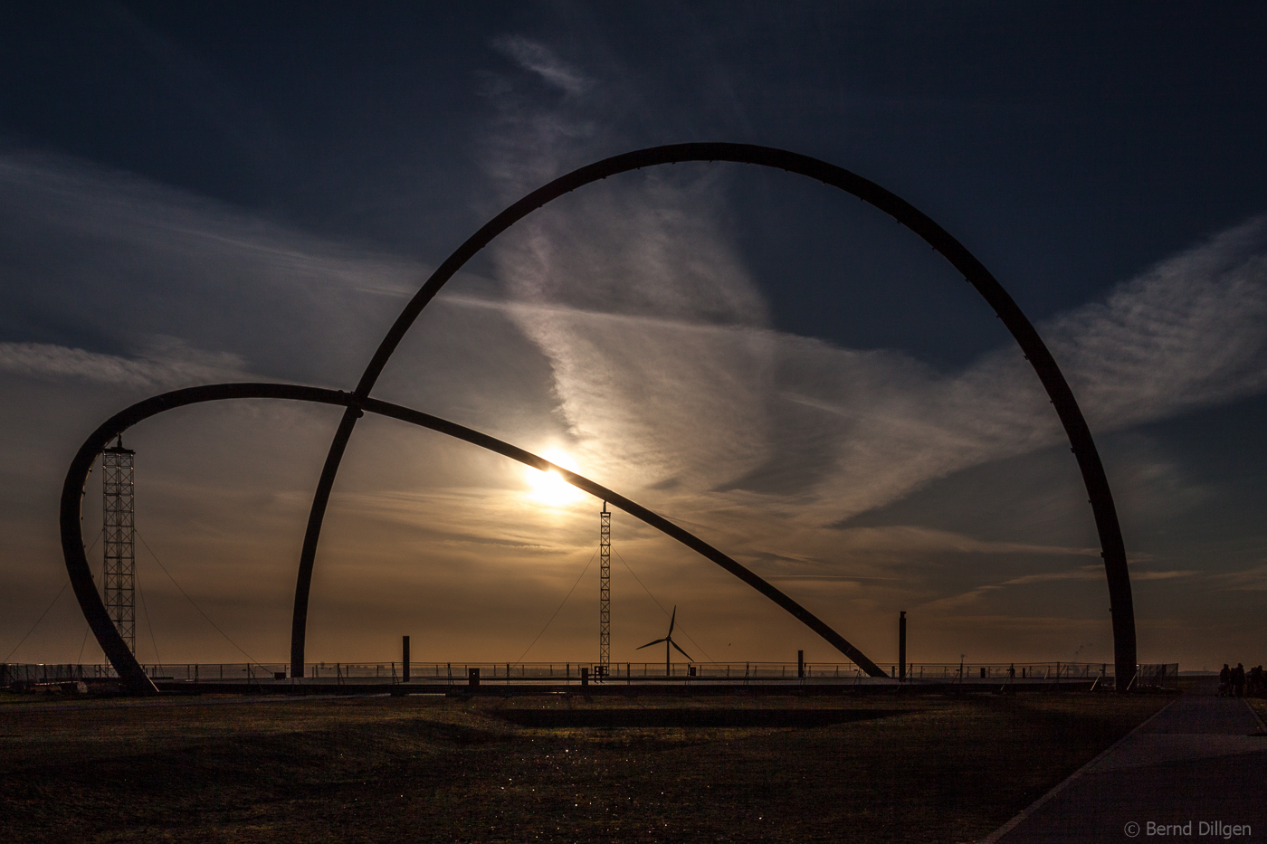 Halde Hoheward in Herten....(Das Horizont-Observatorium)