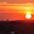 Halde Rheinelbe, Sonnenuntergang im Ruhrgebiet-02