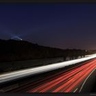 Halde Rungenberg mit Lichtinstallation „Nachtzeichen“