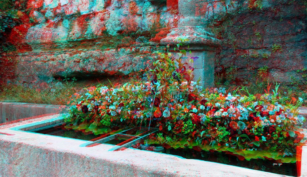 Halden Brunnen - Anaglyphen