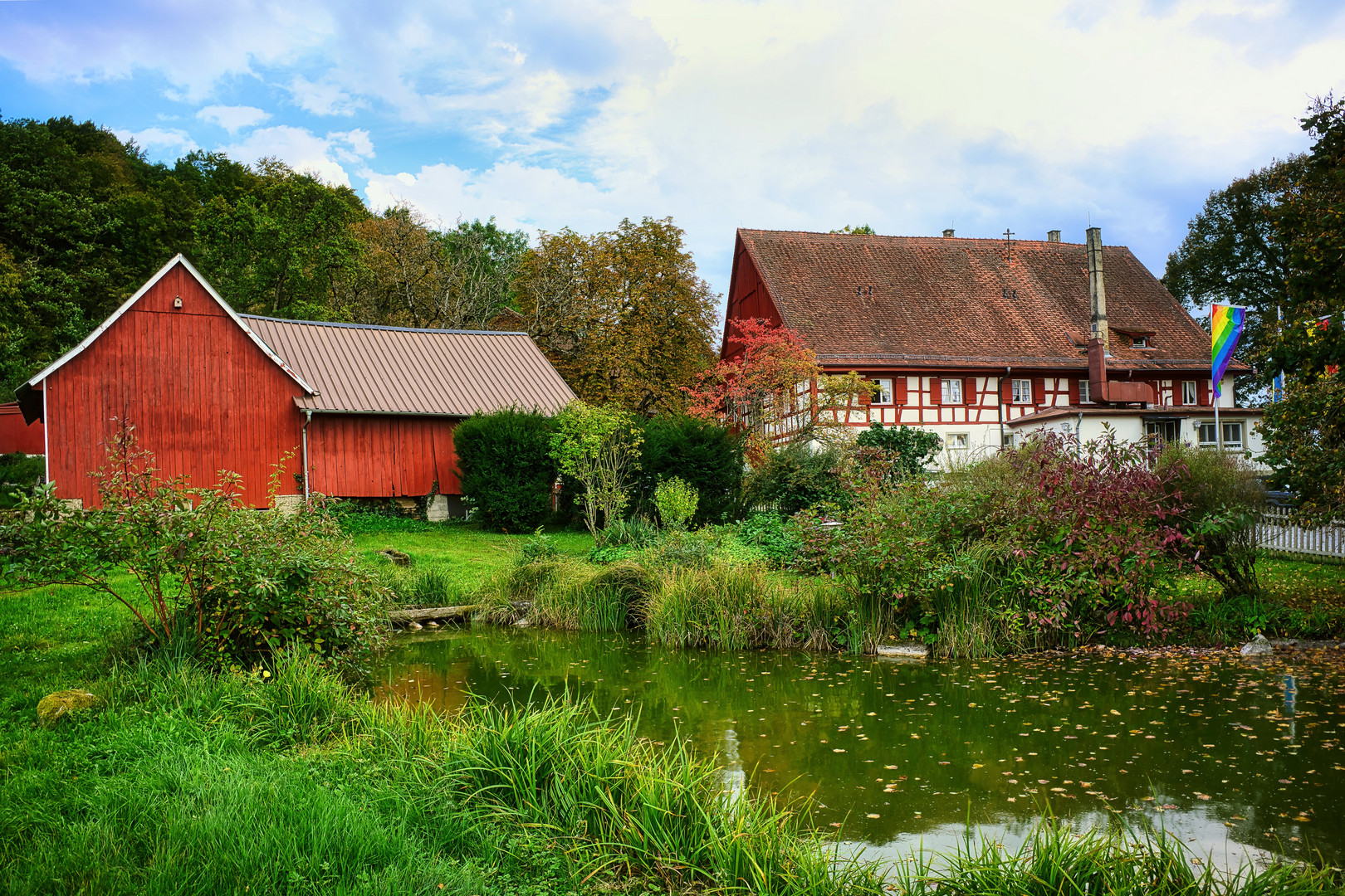 Haldenhof über dem Bodensee