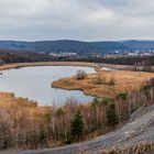 Haldenmotive, hier: der Kohlbachweiher auf der Halde Göttelborn/Saar