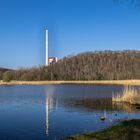 Haldenmotive, hier: Frühjahr am Kohlbachweiher auf der Halde Göttelborn