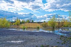 Haldenmotive, hier: Herbst auf der Halde Lydia Camphausen (Saarland)