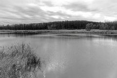 Haldenmotive, hier: Kohlbachweiher auf der Bergehalde Göttelborn/Saar