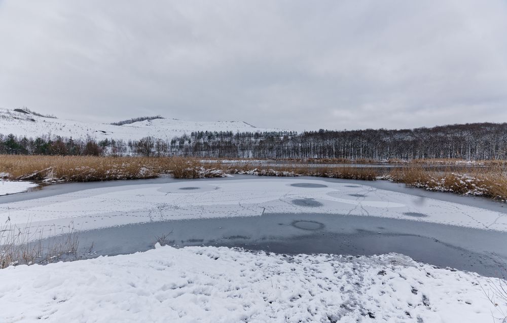 Haldenmotive, hier: Kohlbachweiher auf der Halde Göttelborn (Saarland) (3) 