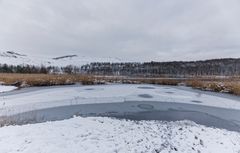 Haldenmotive, hier: Kohlbachweiher auf der Halde Göttelborn (Saarland) (3) 