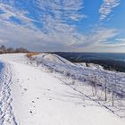 Haldenmotive, hier: Winterimpressionen auf dem Plateau der Bergehalde Göttelborn