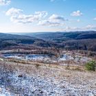 Haldenmotive, hier: Winterimpressionen auf der Halde Lydia Camphausen (Saarland)  (2)