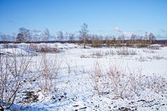 Haldenmotive, hier: Winterimpressionen auf der Halde Lydia Camphausen (Saarland)  (8)