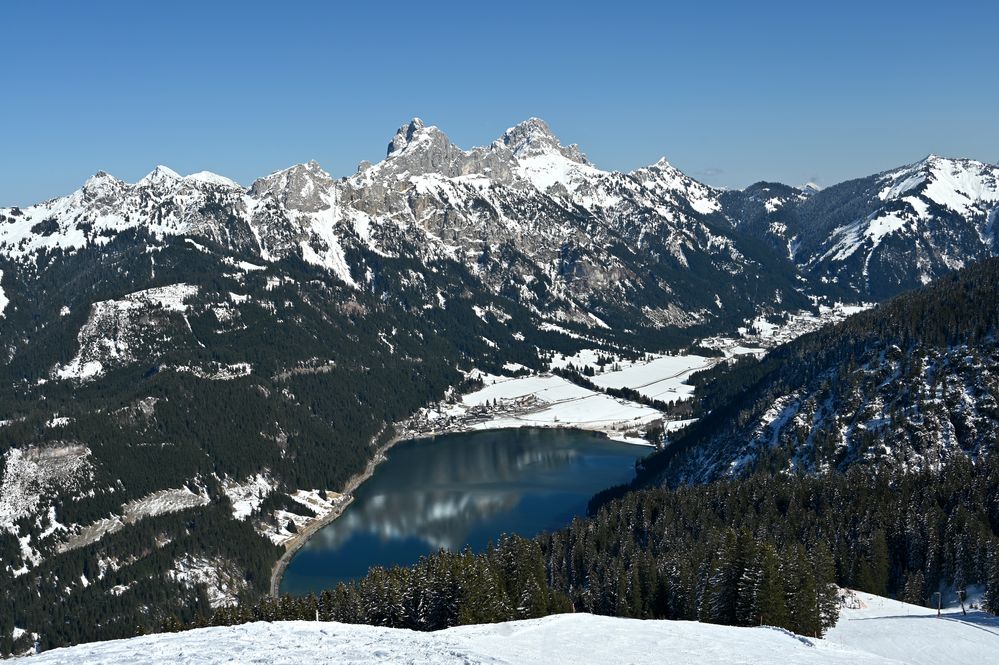 Haldensee in Sicht