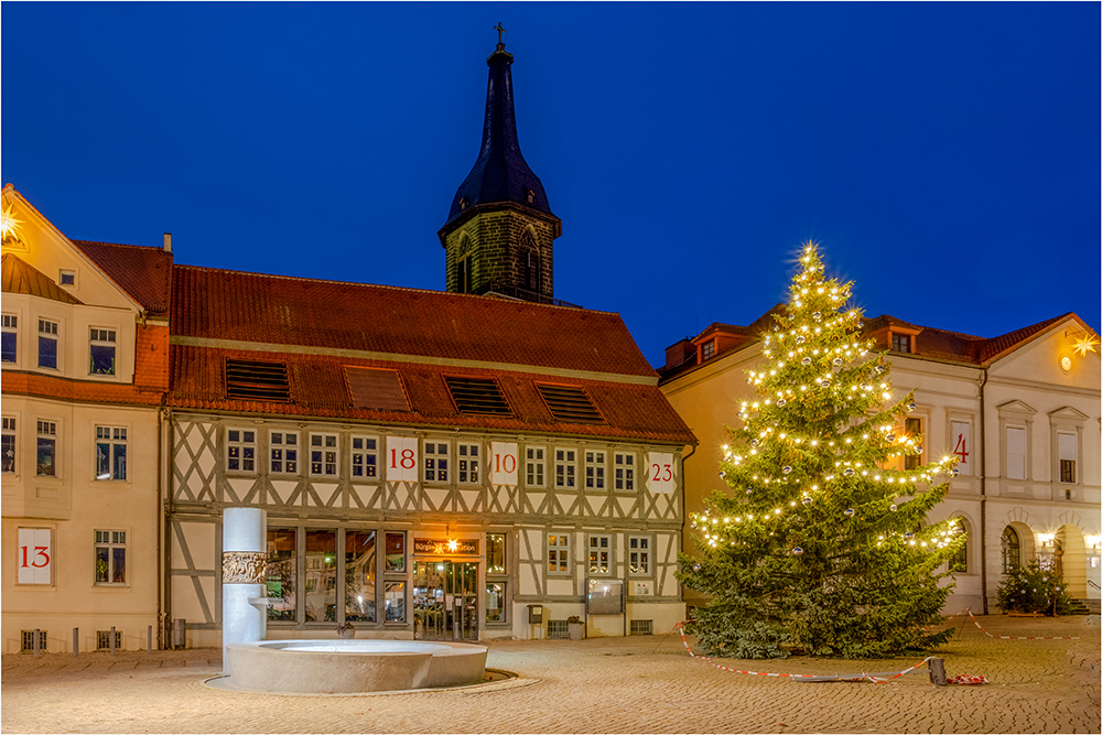 Haldensleben Brunnen auf dm Markt