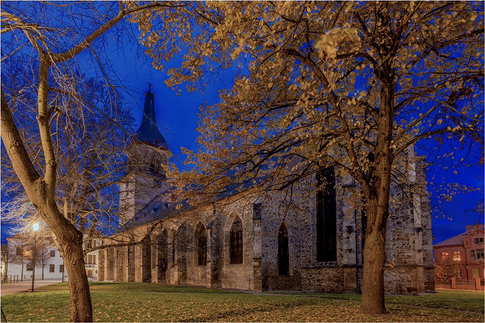 Haldensleben mit der Kirche am Markt