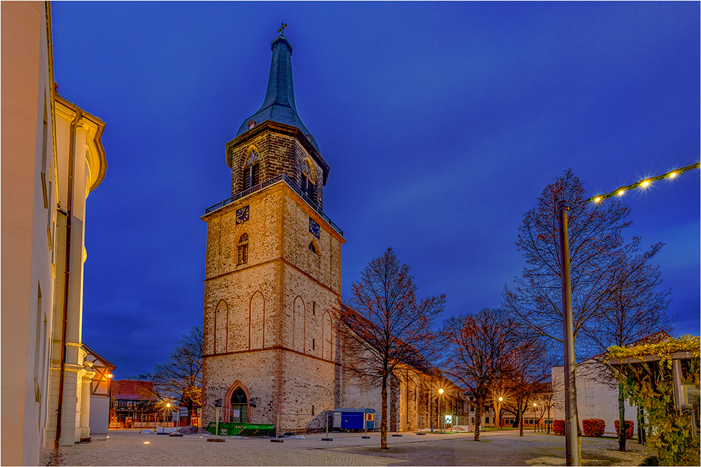 Haldensleben mit der Kirche St. Liborius