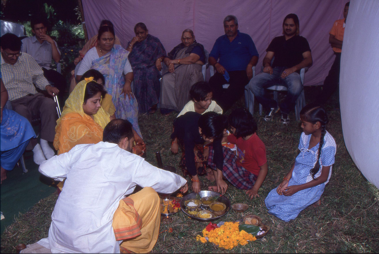 Haldi Ceremeny park of India wedding