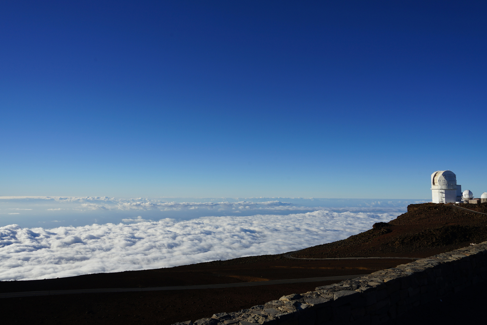 Haleakala über dem Nebelmeer
