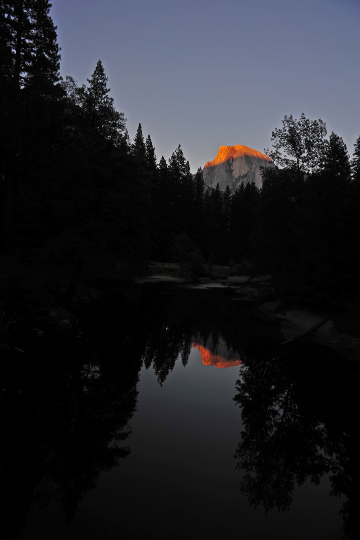 Half Dome als Rötkäppchen