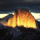 Half Dome am Abend.