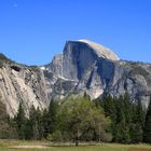 Half Dome and Half Moon