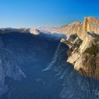 Half dome im Abendlicht