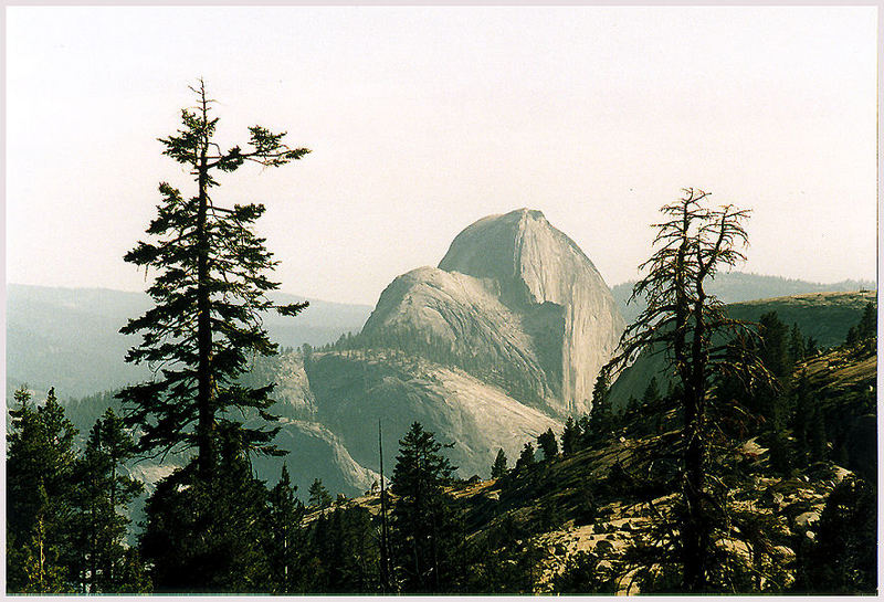 Half Dome im Dunst