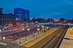 Halfweg - Railway Station "Halfweg-Zwanenburg" & Sugar Refinery Holland