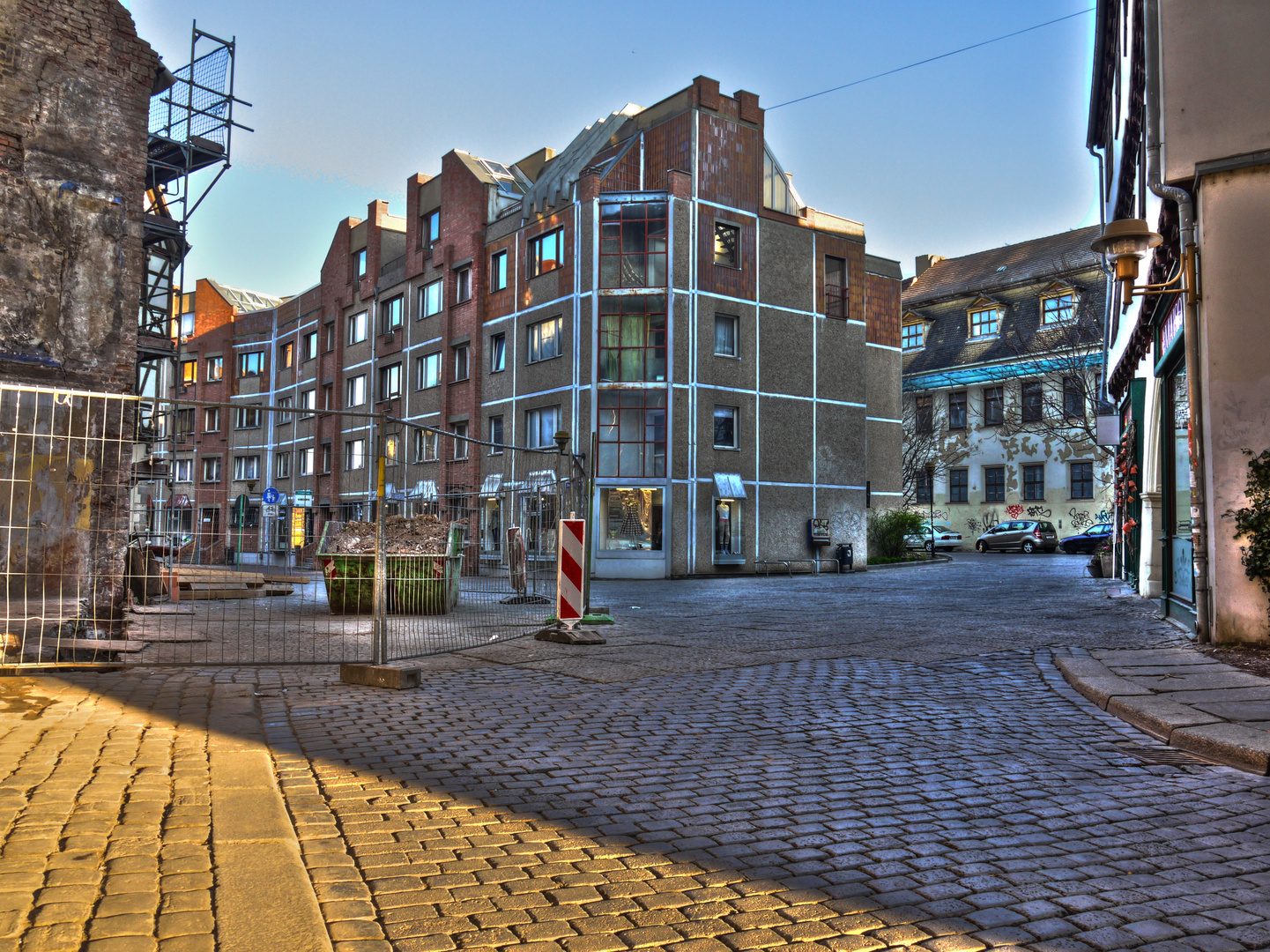 Halle Saale am Morgen