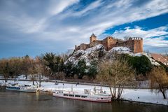 Halle (Saale) - Burg Giebichenstein im Winter