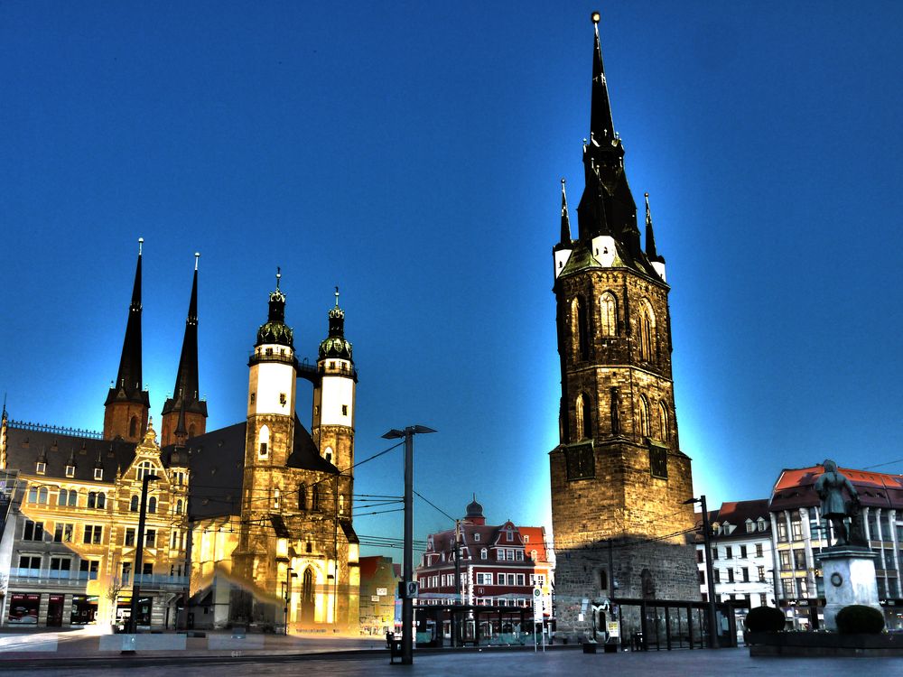 Halle Saale Marktplatz