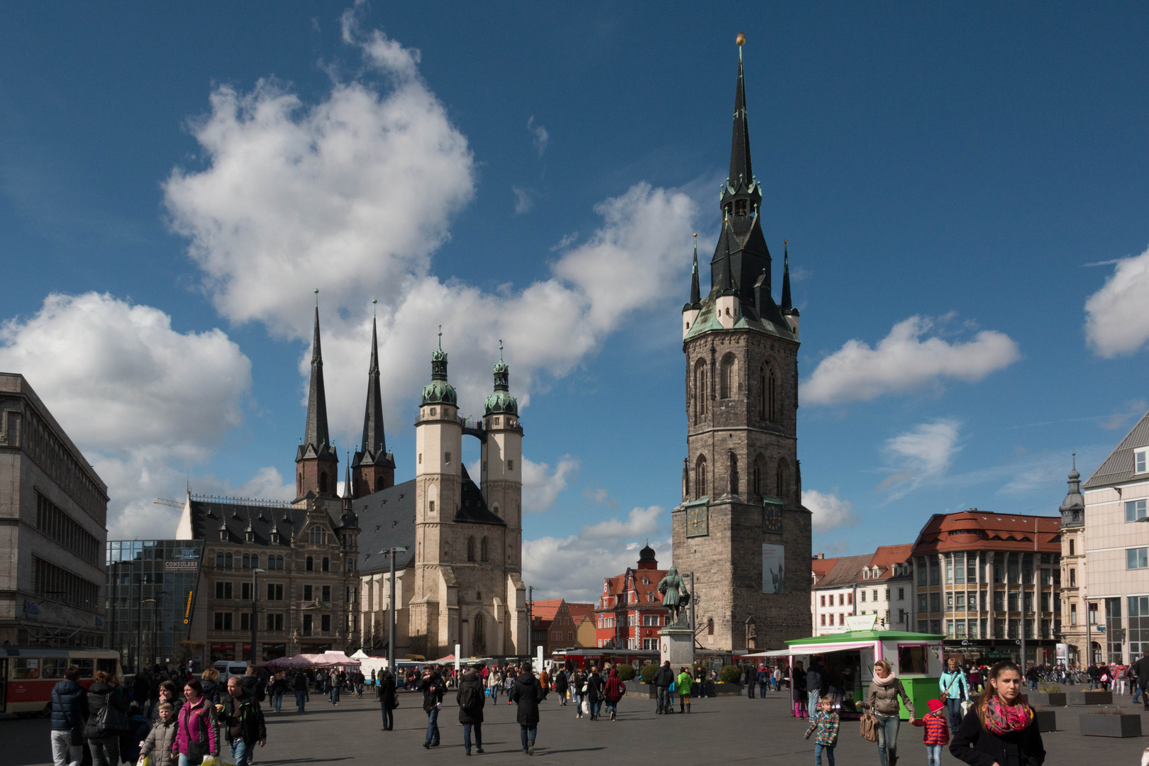 Halle Saale Marktplatz