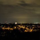 Halle (Saale) Skyline bei Nacht