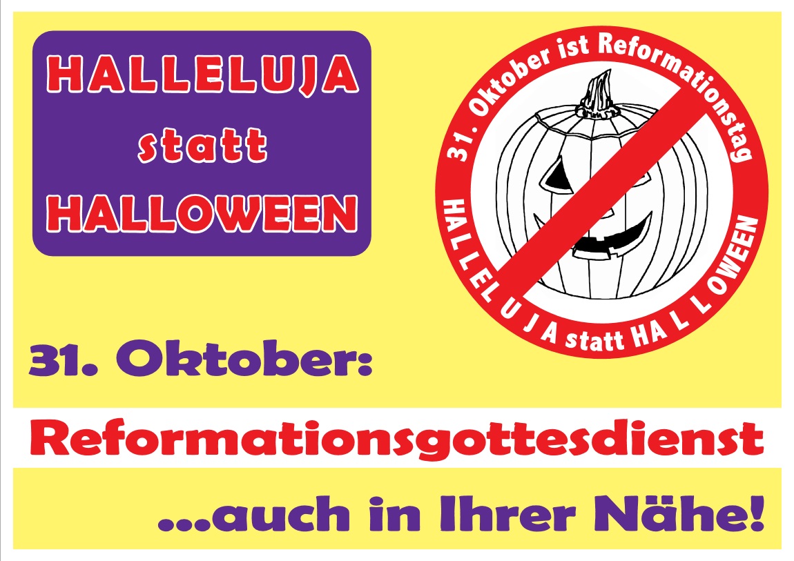 HALLELUJA statt HALLOWEEN