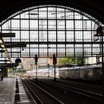 Hallen-Ausblick auf die Ausfahrt