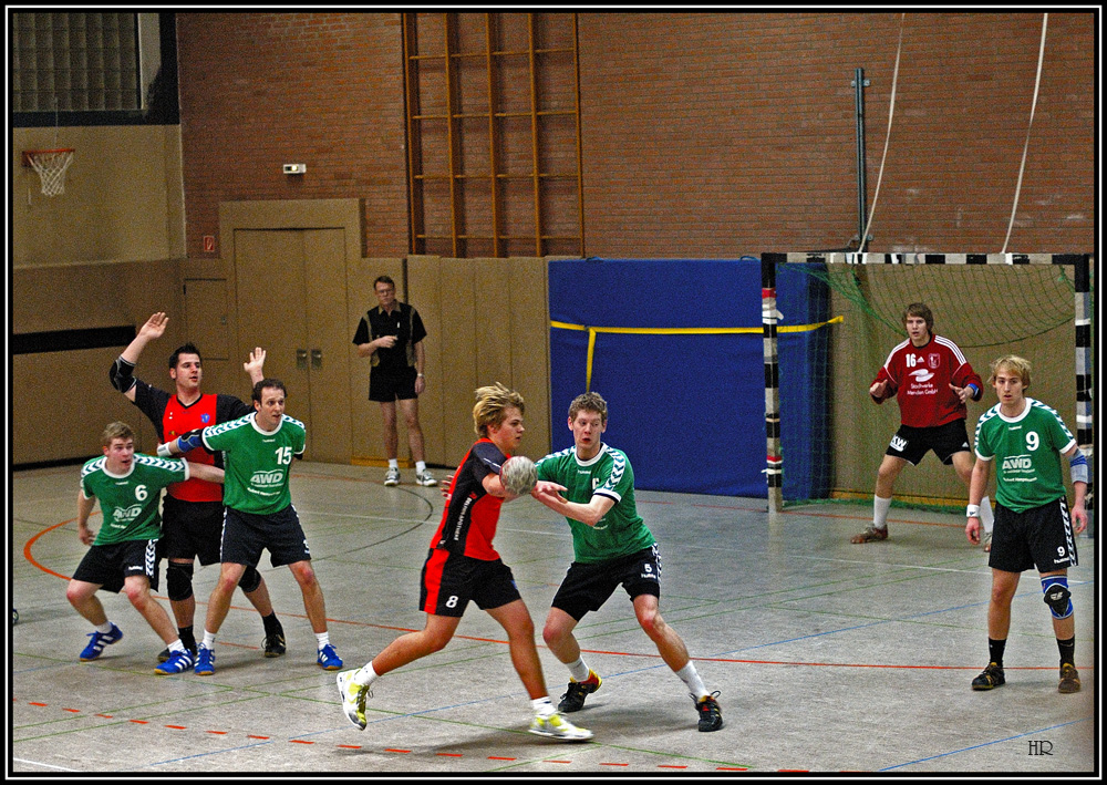 Hallenhandball.