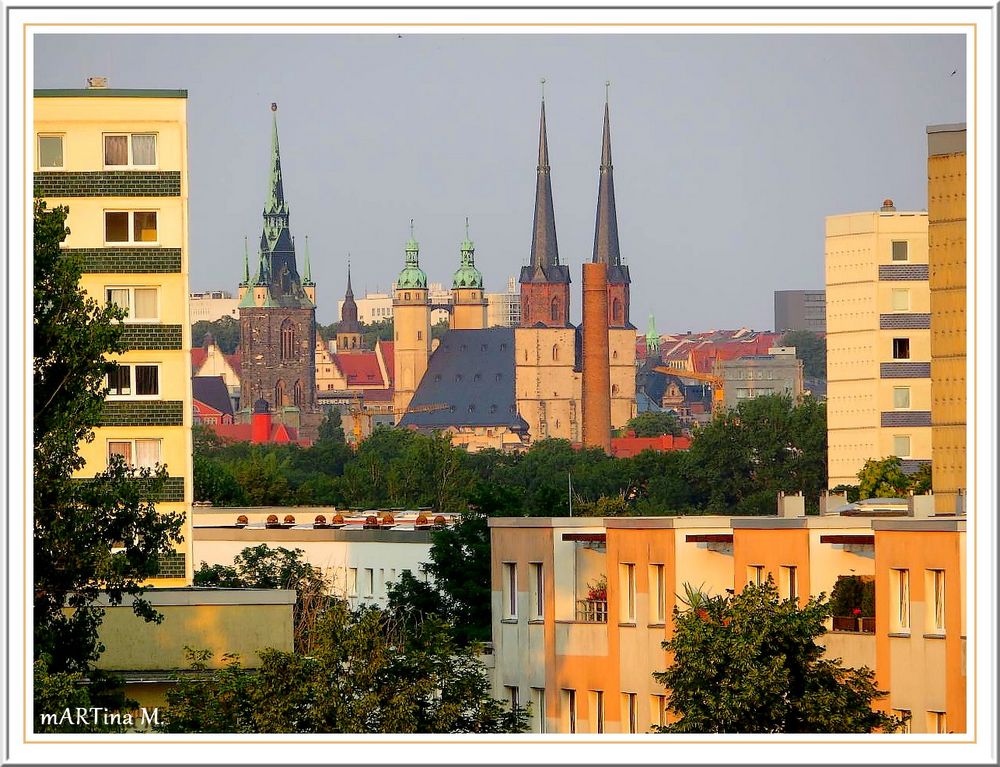 Halle(Saale)-Grüße (mit Gedicht)