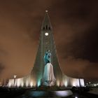 Hallgrímskirkja by night