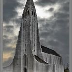 Hallgrímskirkja in Reykjavik (Island)