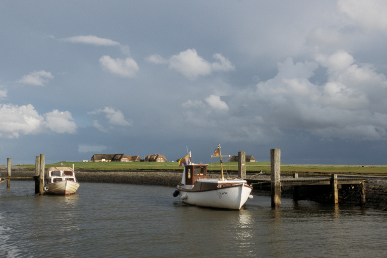 Hallig Gröde - Anlegeplatz an der Schleuse